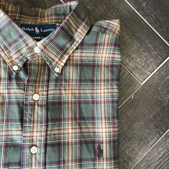 Polo Ralph Lauren Other - Green plaid Ralph Lauren Classic Fit Button Down